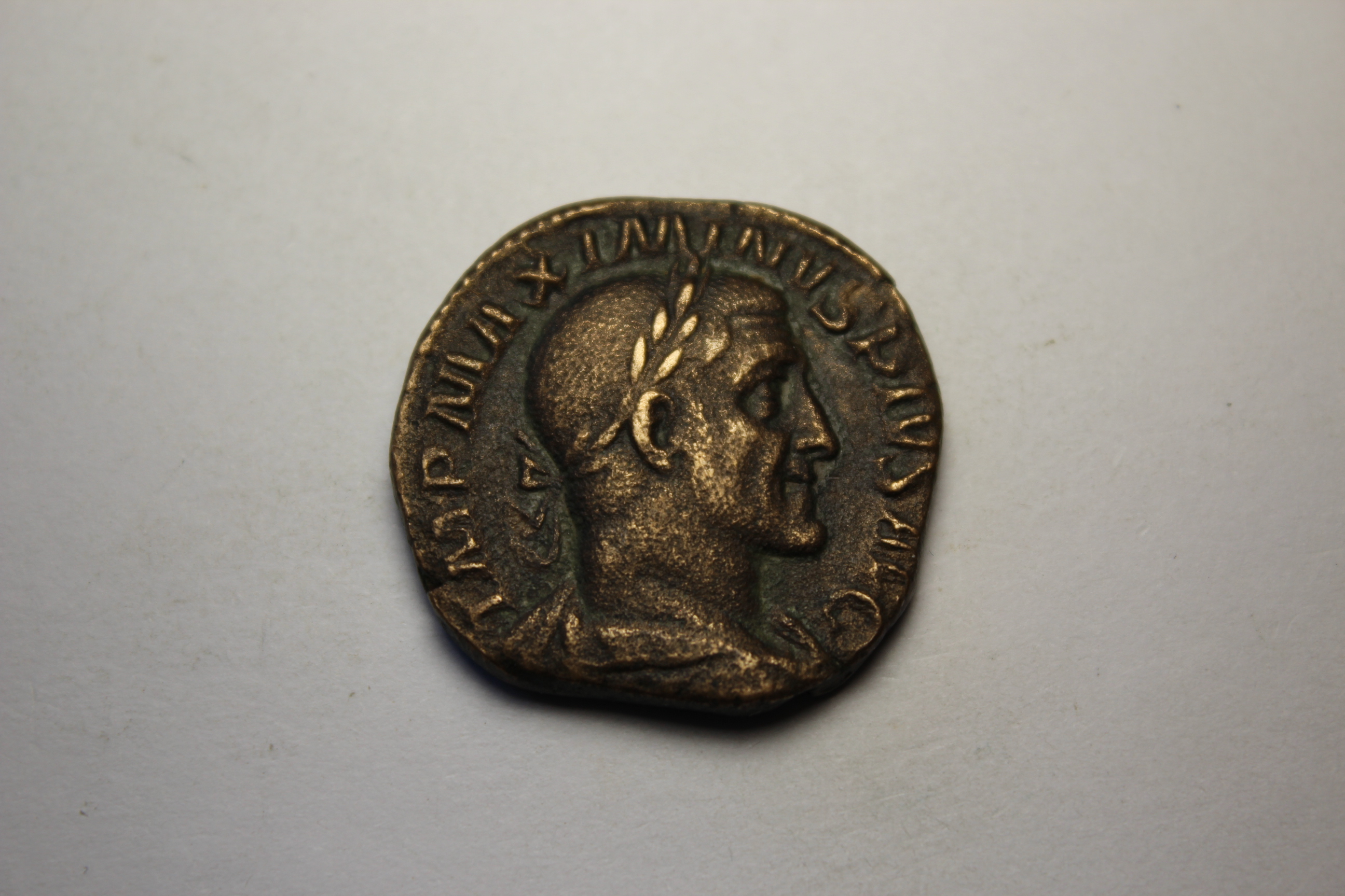 Античная монета · Sestertius · II в., аверс, Муниципальное бюджетное учреждение культуры "Феодосийский музей древностей муниципального образования городской округ Феодосия Республики Крым"