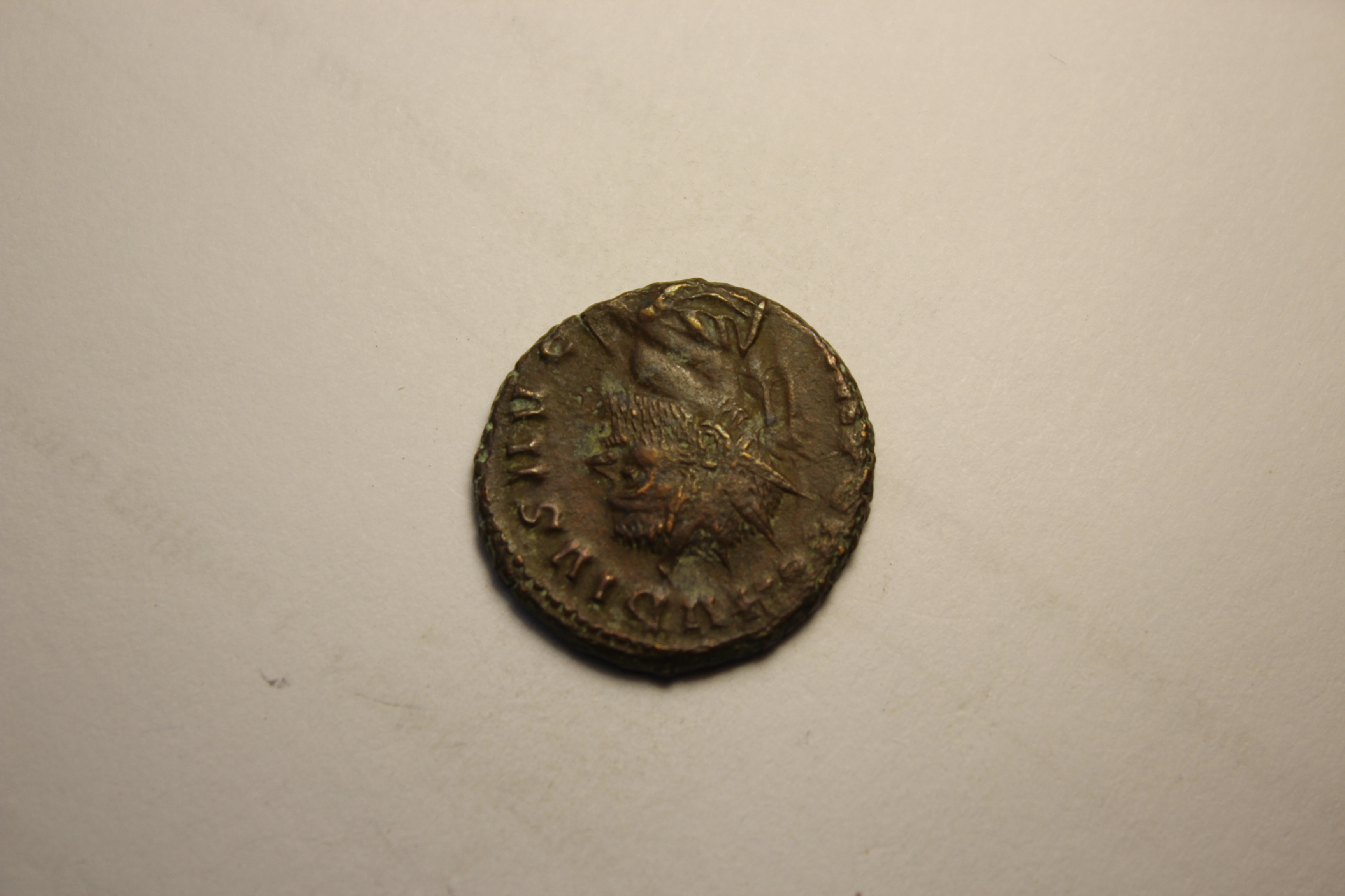 Античная монета · Antoninianus · II в., реверс, Муниципальное бюджетное учреждение культуры "Феодосийский музей древностей муниципального образования городской округ Феодосия Республики Крым"
