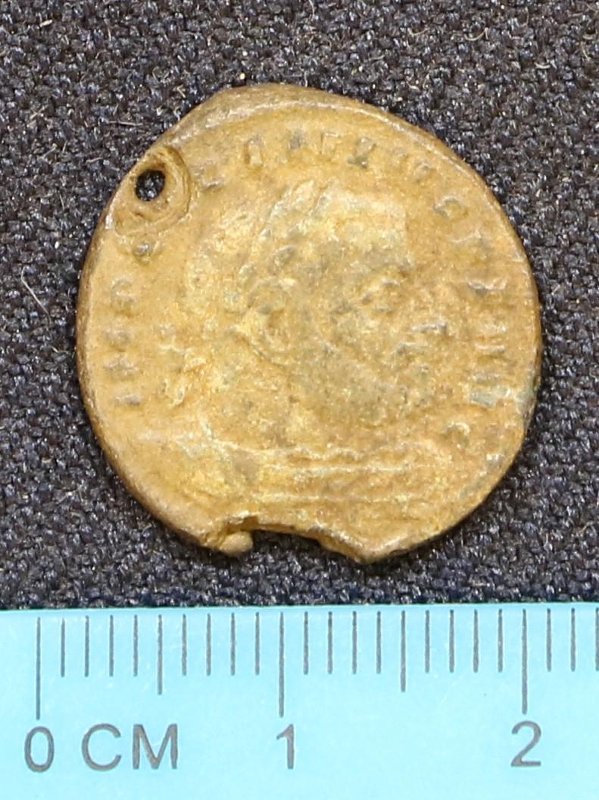 Античная монета · Aspurgus of Bosporus · Assarion · I в., аверс, Муниципальное бюджетное учреждение культуры "Ялтинский историко-литературный музей" муниципального образования городской округ Ялта Республики Крым