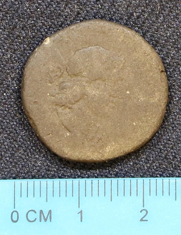 Античная монета · Aspurgus of Bosporus · Assarion · I в., реверс, Муниципальное бюджетное учреждение культуры "Ялтинский историко-литературный музей" муниципального образования городской округ Ялта Республики Крым