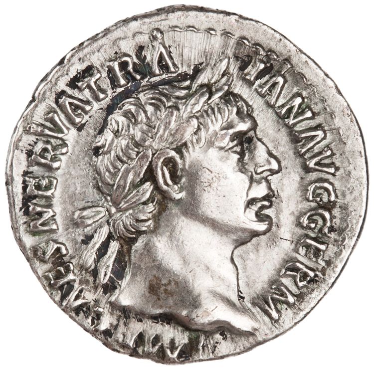 RIC II Trajan 57, аверс, American Numismatic Society (ans)