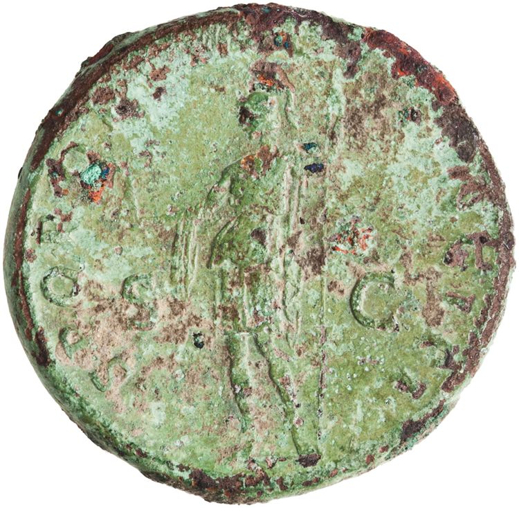 RIC II Trajan 483 (sestertius), reverse, American Numismatic Society (ans)