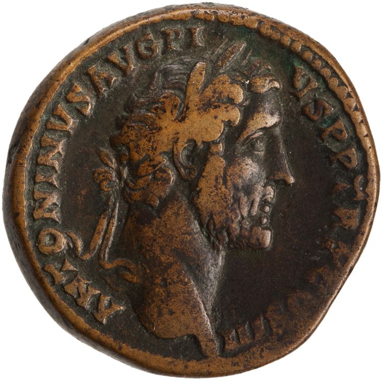 RIC III Antoninus Pius 600a, аверс, American Numismatic Society (ans)