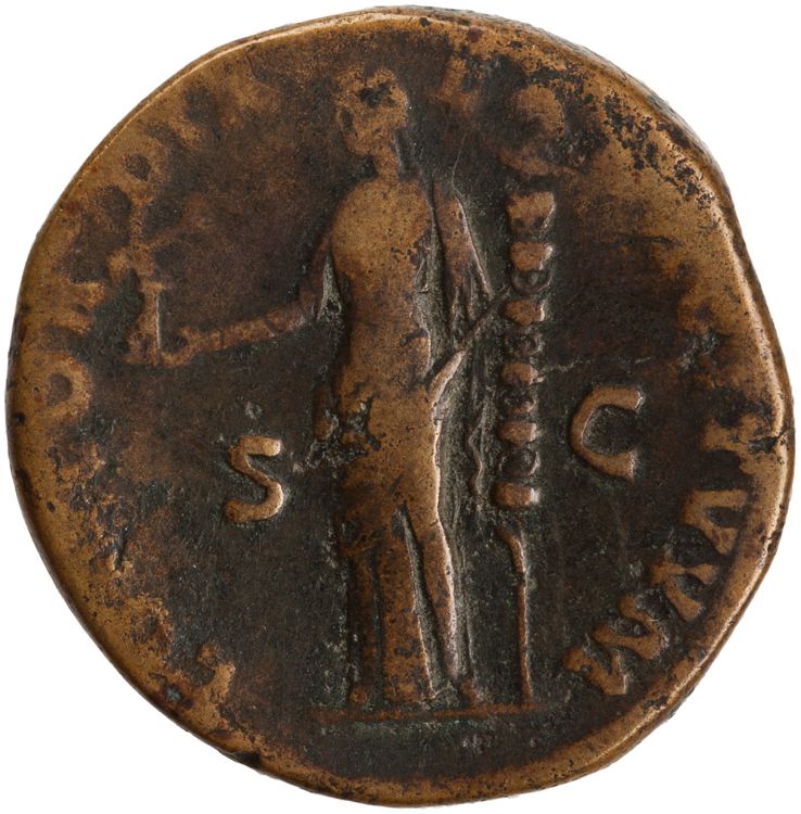 RIC III Antoninus Pius 600a, реверс, American Numismatic Society (ans)