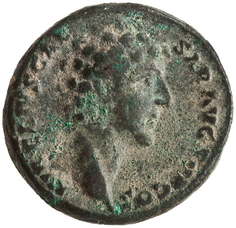 аверс RIC III Antoninus Pius 1238 (dupondius)