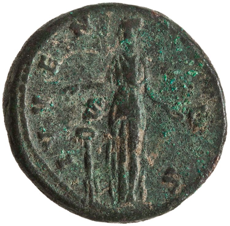 реверс RIC III Antoninus Pius 1238 (dupondius)