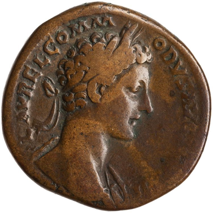 RIC III Marcus Aurelius 1608, аверс, American Numismatic Society (ans)