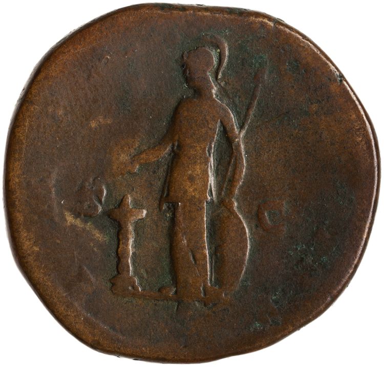 RIC III Marcus Aurelius 1608, реверс, American Numismatic Society (ans)