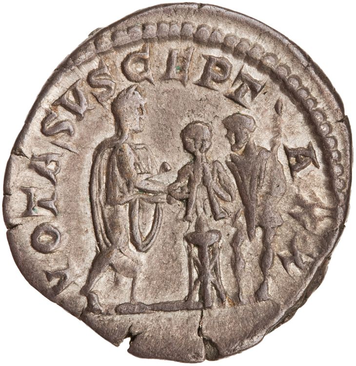RIC IV Caracalla 181, reverse, American Numismatic Society (ans)