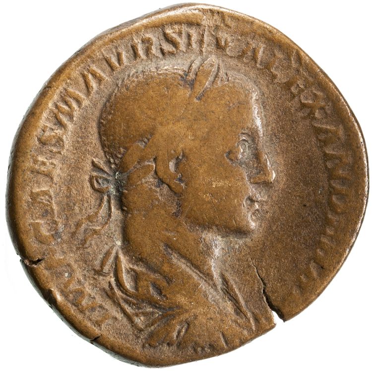 RIC IV Severus Alexander 623, аверс, American Numismatic Society (ans)