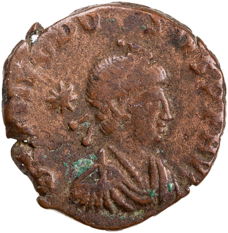 obverse RIC X Theodosius II (East) 404
