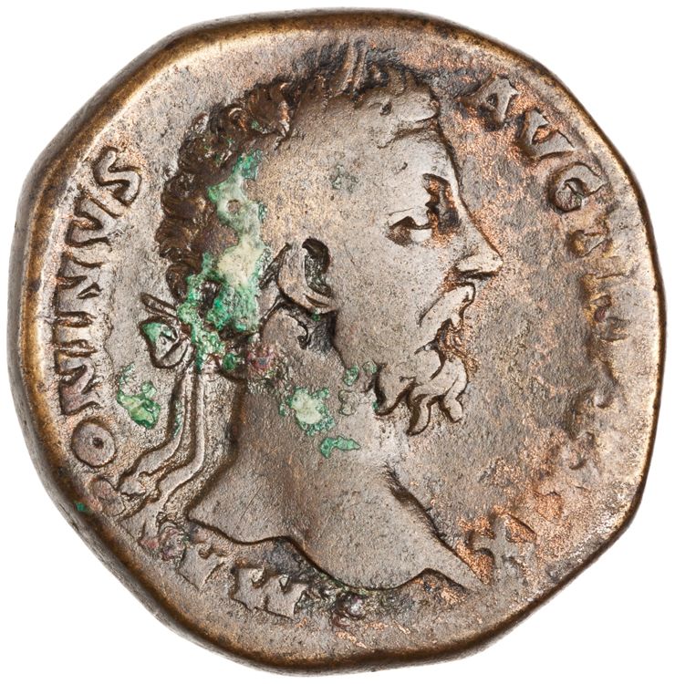 obverse RIC III Marcus Aurelius 1126