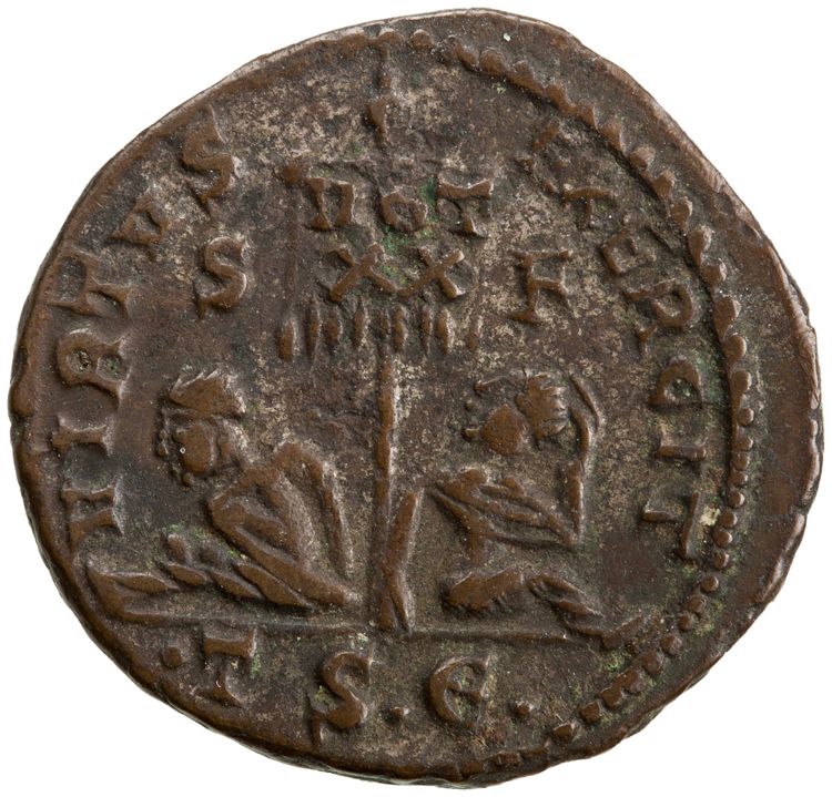 реверс RIC VII Thessalonica 75