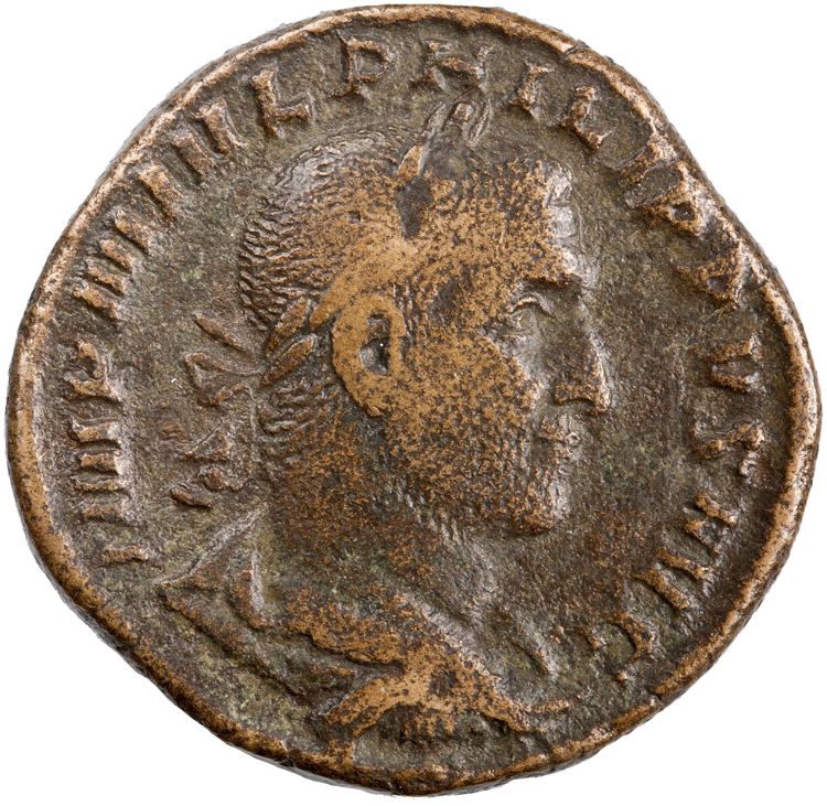 RIC IV Philip I 166A, аверс, American Numismatic Society (ans)