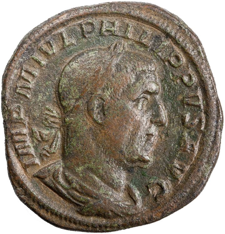 RIC IV Philip I 168A, аверс, American Numismatic Society (ans)