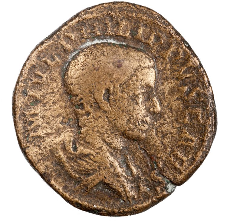 RIC IV Philip I 256A, аверс, American Numismatic Society (ans)