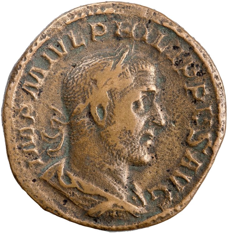 RIC IV Philip I 166A, аверс, American Numismatic Society (ans)