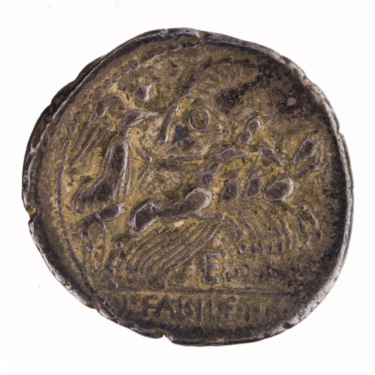 RRC 366/2b, реверс, American Numismatic Society (ans)