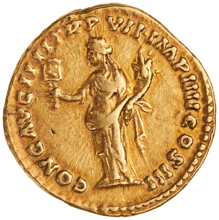 реверс RIC III Marcus Aurelius 568