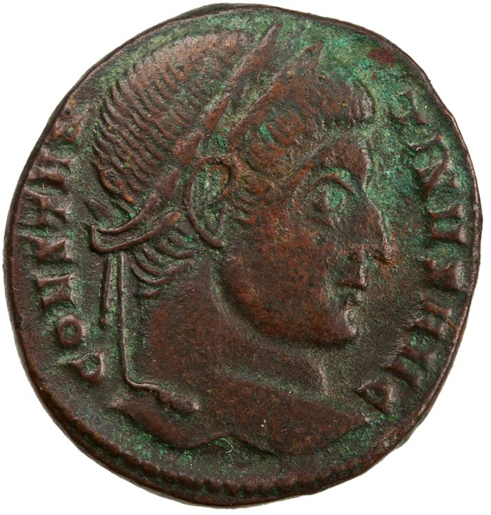 аверс RIC VII Ticinum 167