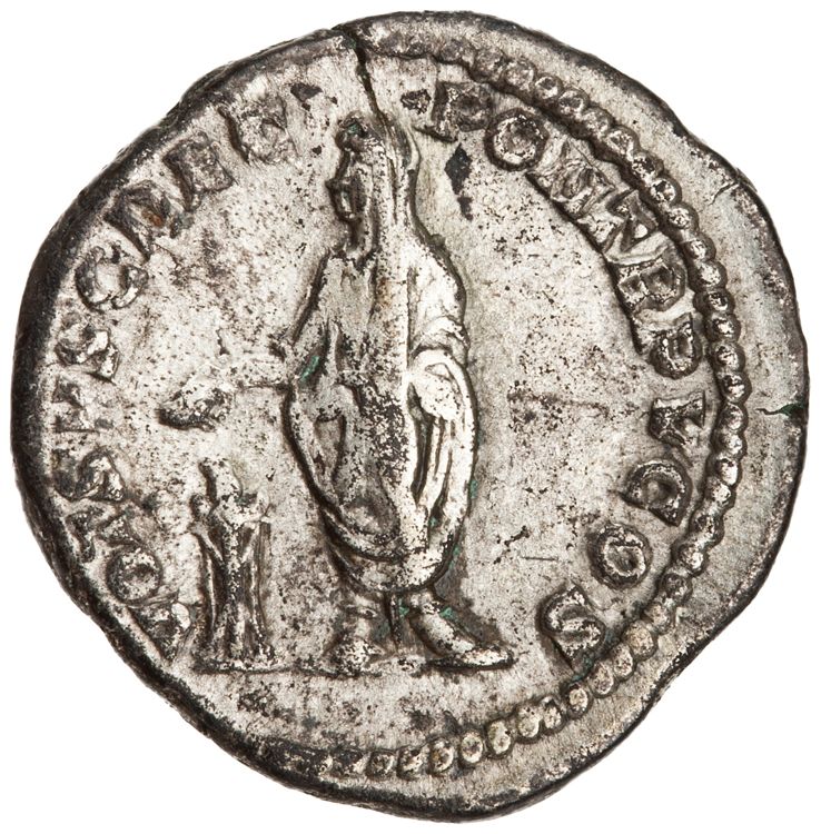 RIC IV Caracalla 68, реверс, American Numismatic Society (ans)