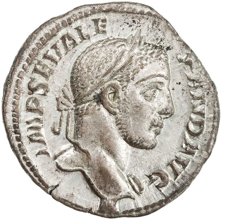 аверс RIC IV Severus Alexander 220a
