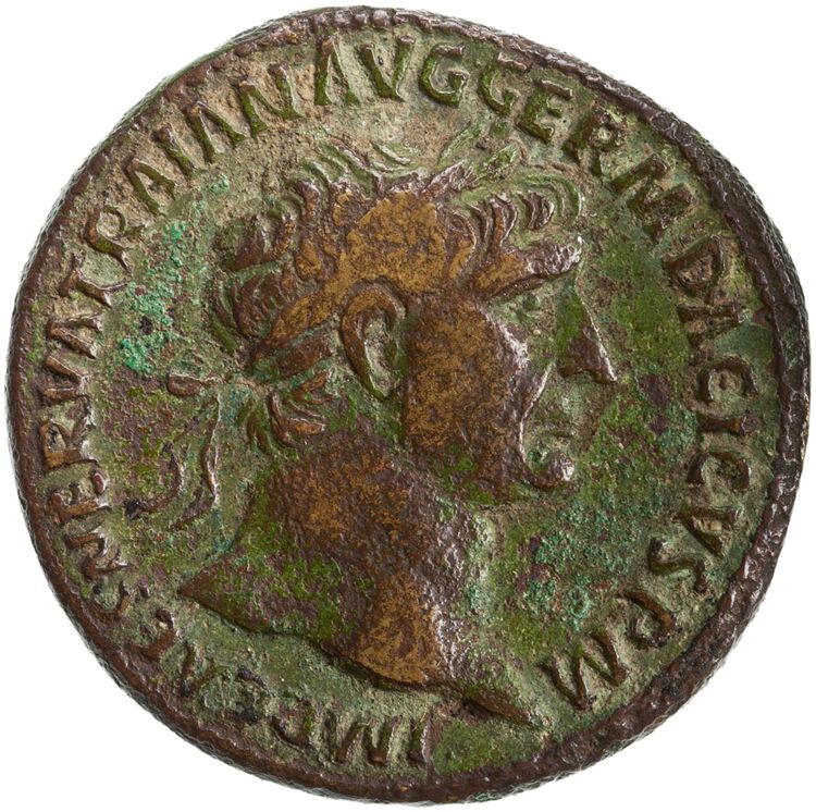 RIC II Trajan 455, аверс, American Numismatic Society (ans)