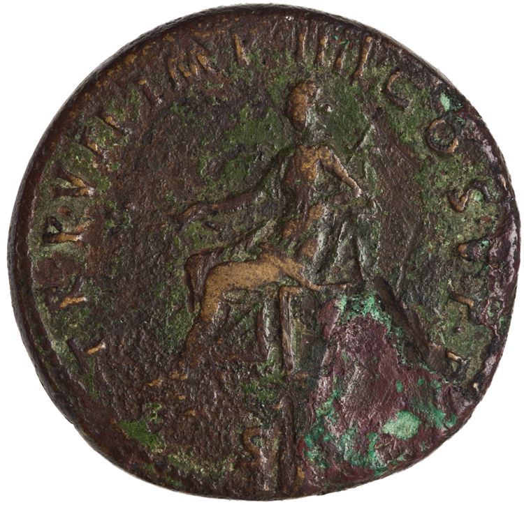RIC II Trajan 455, реверс, American Numismatic Society (ans)