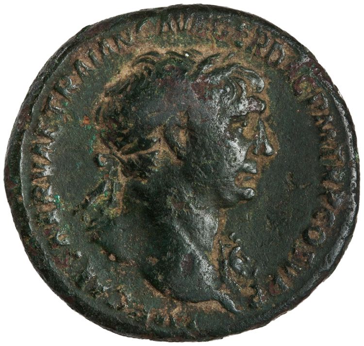 RIC II Trajan 521, аверс, American Numismatic Society (ans)