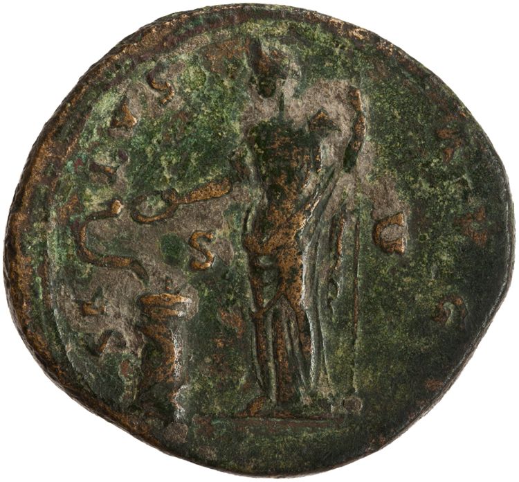 реверс RIC III Antoninus Pius 635a