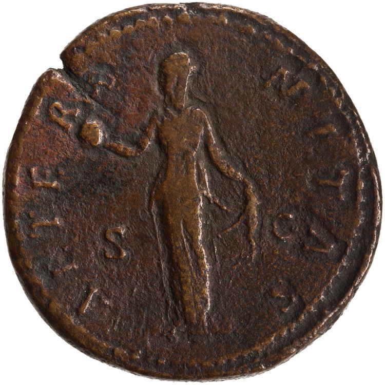 реверс RIC III Antoninus Pius 1105a