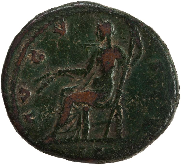 RIC III Antoninus Pius 1170 (as), реверс, American Numismatic Society (ans)