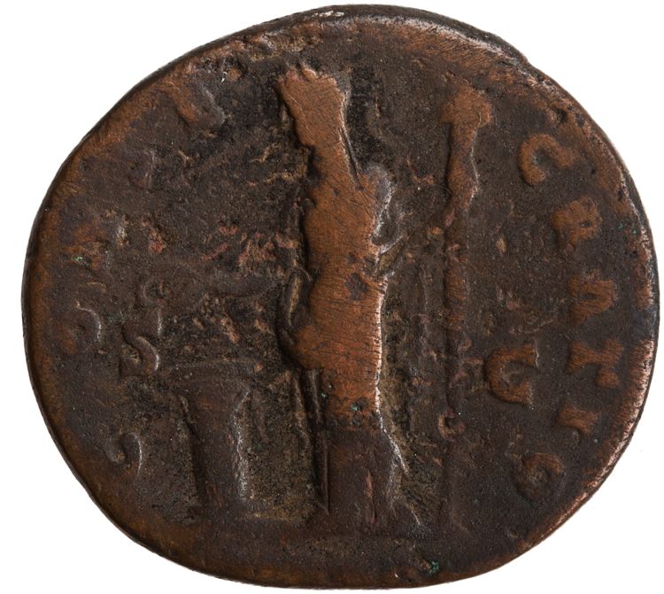 реверс RIC III Antoninus Pius 1187a (as)
