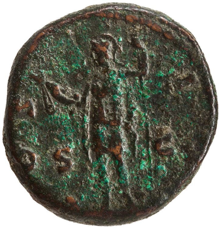 реверс RIC III Antoninus Pius 1258 (dupondius)
