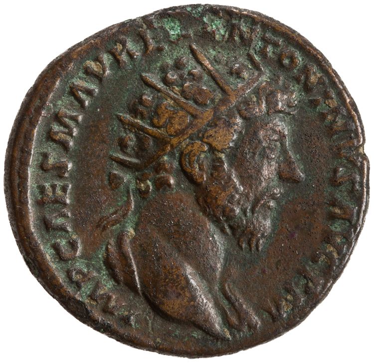 RIC III Marcus Aurelius 828, аверс, American Numismatic Society (ans)