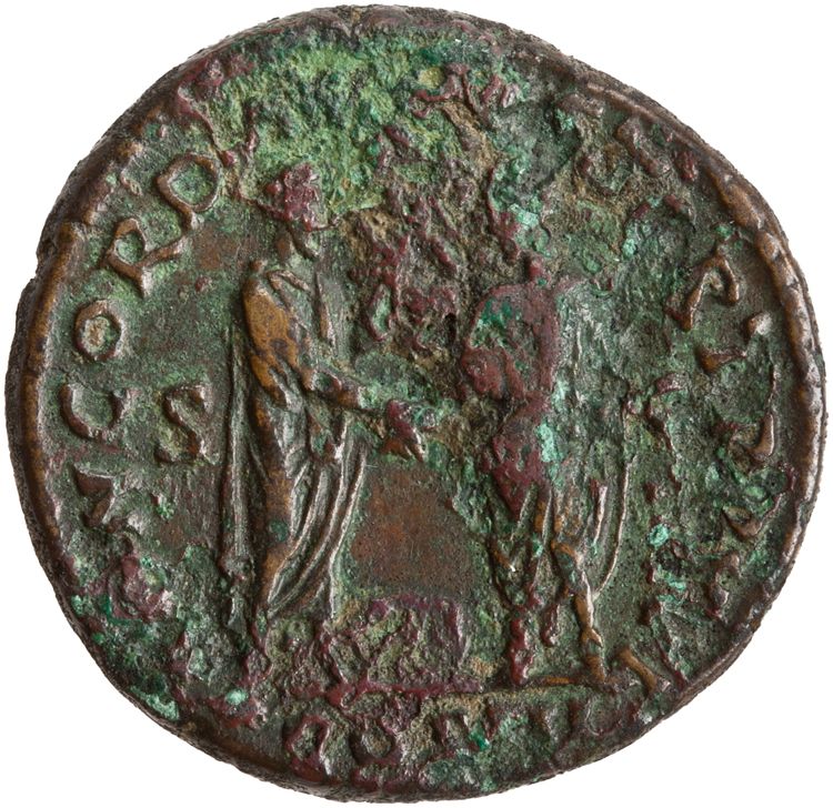 RIC III Marcus Aurelius 828, реверс, American Numismatic Society (ans)