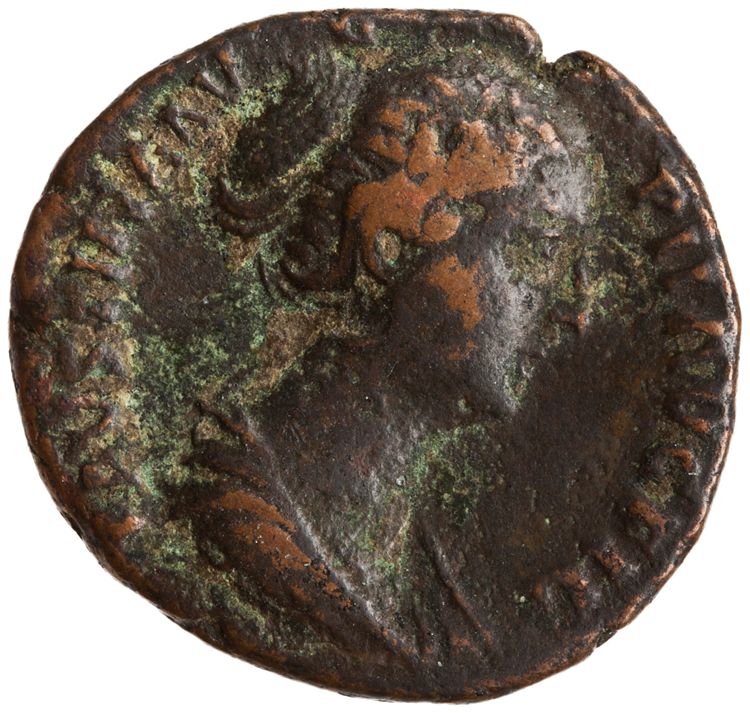 аверс RIC III Antoninus Pius 1408 (dupondius)