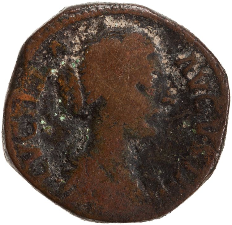 RIC III Marcus Aurelius 1755, obverse, American Numismatic Society (ans)