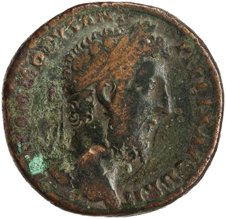RIC III Commodus 548, аверс, American Numismatic Society (ans)