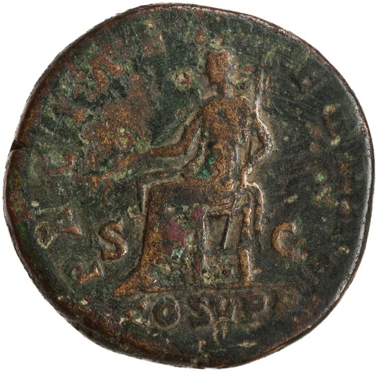 RIC III Commodus 548, реверс, American Numismatic Society (ans)