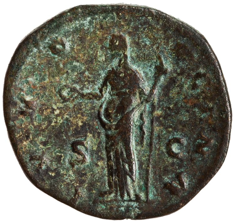 RIC III Commodus 680 (as), реверс, American Numismatic Society (ans)