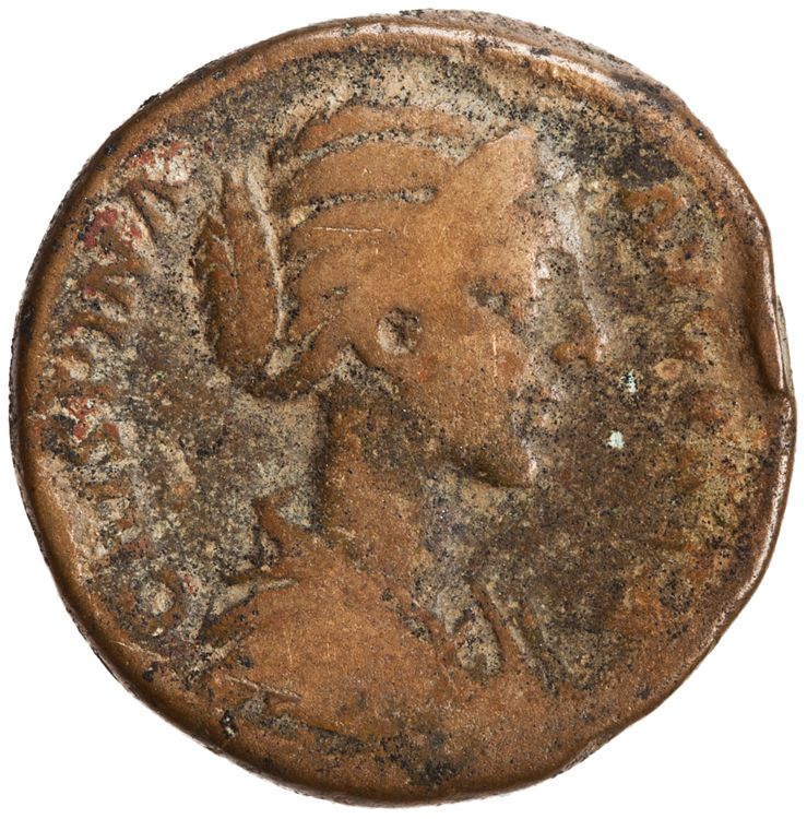 RIC III Commodus 680 (as), аверс, American Numismatic Society (ans)