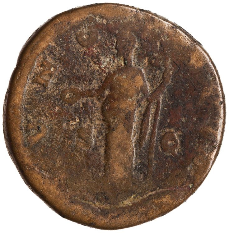 RIC III Commodus 680 (as), реверс, American Numismatic Society (ans)