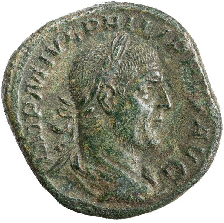RIC IV Philip I 168A, аверс, American Numismatic Society (ans)