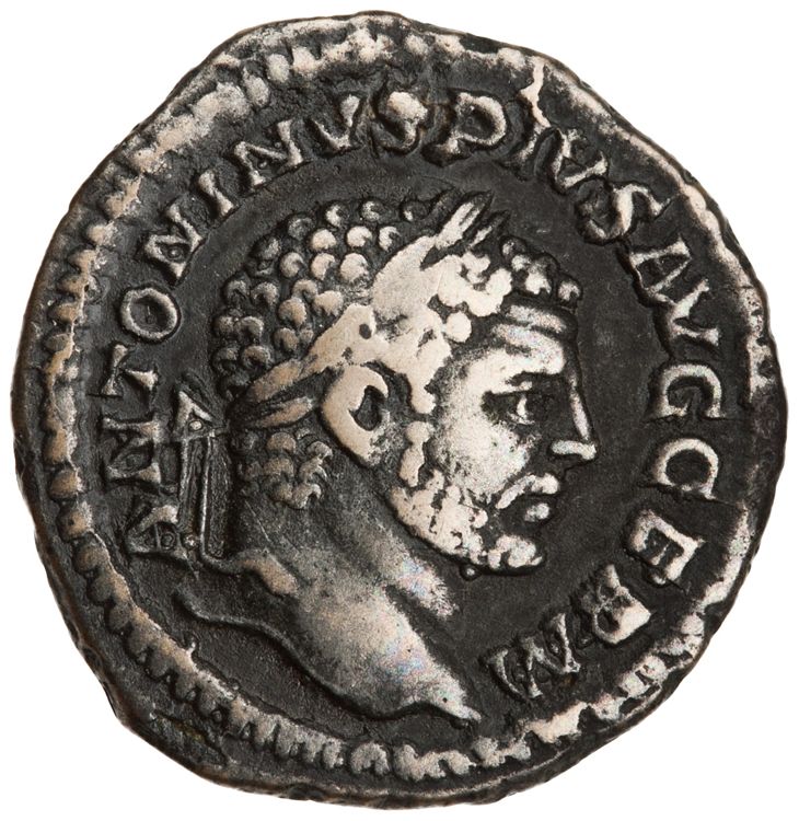 аверс RIC IV Caracalla 285A (denarius)