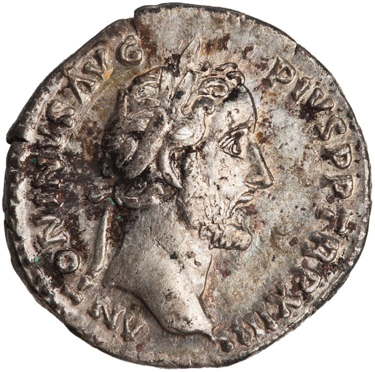 RIC III Antoninus Pius 194, аверс, American Numismatic Society (ans)