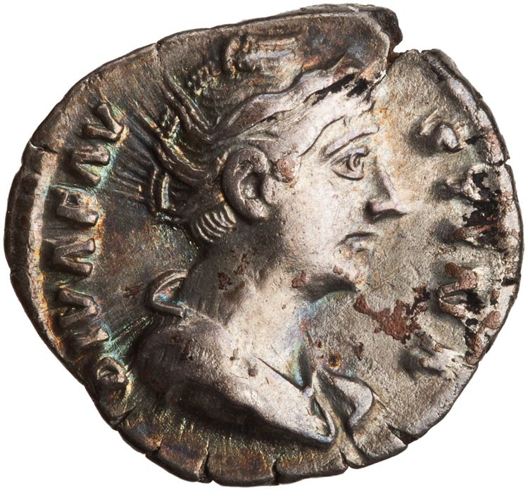 RIC III Antoninus Pius 382A, obverse, American Numismatic Society (ans)