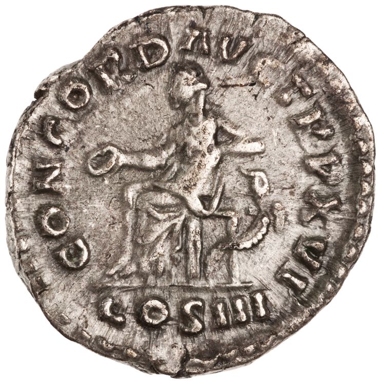 реверс RIC III Marcus Aurelius 38
