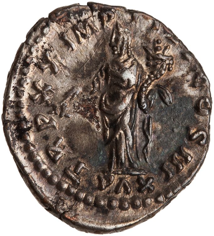 реверс RIC III Marcus Aurelius 164