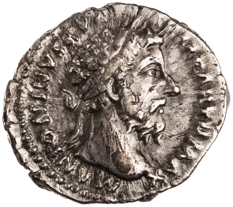 RIC III Marcus Aurelius 186, аверс, American Numismatic Society (ans)